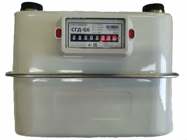 Счетчик газа СГД-G6 G 1 1/4" (250 мм) прав.